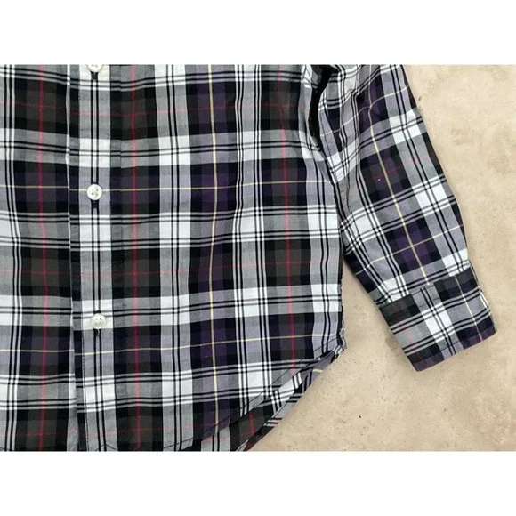 Ralph Lauren Polo Plaid Boys size 2T Button Down Shirt Long Sleeve Cotton - Picture 8 of 9
